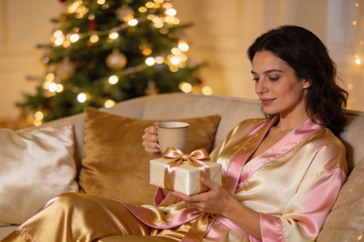 La magie de Noël en satin : créer une ambiance douce et élégante chez soi