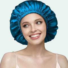 Bonnet de nuit élastique en soie véritable 16 mommes l Satin Lifestyle
