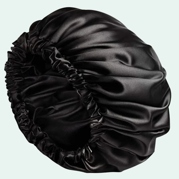 Bonnet de nuit élastique en soie véritable 16 mommes l Satin Lifestyle