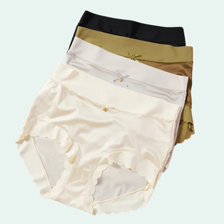 Boxer taille haute sans coutures en satin - Lot de 5 - Satin Lifestyle