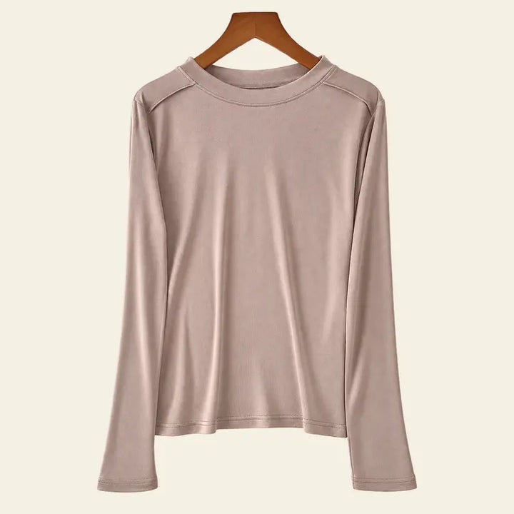 Chemisier manches longues soie et viscose | Satin Lifestyle