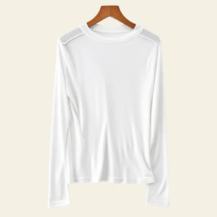 Chemisier manches longues soie et viscose | Satin Lifestyle