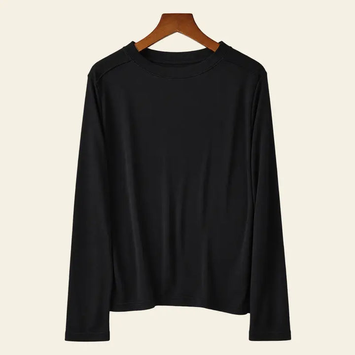 Chemisier manches longues soie et viscose | Satin Lifestyle