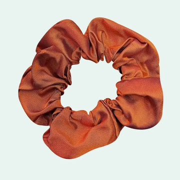 Chouchou en soie de mûrier 25 mommes cuivre