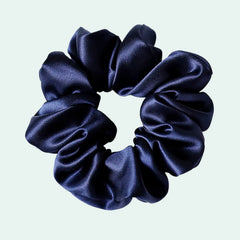 Chouchou uni en soie de mûrier 19 mommes l Satin Lifestyle
