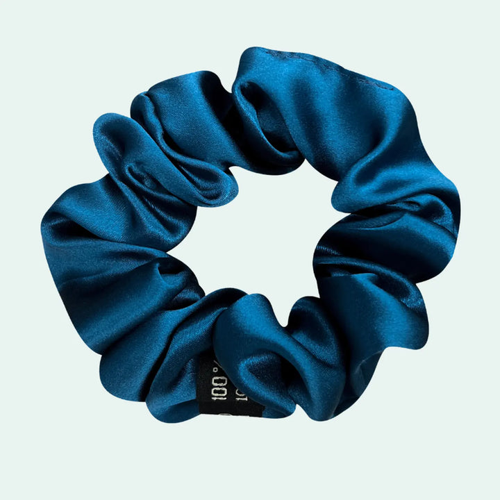 Chouchou uni en soie de mûrier 19 mommes l Satin Lifestyle