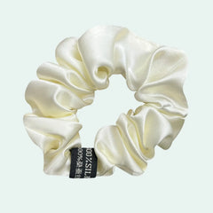 Chouchou uni en soie de mûrier 19 mommes l Satin Lifestyle