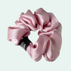 Chouchou uni en soie de mûrier 19 mommes l Satin Lifestyle