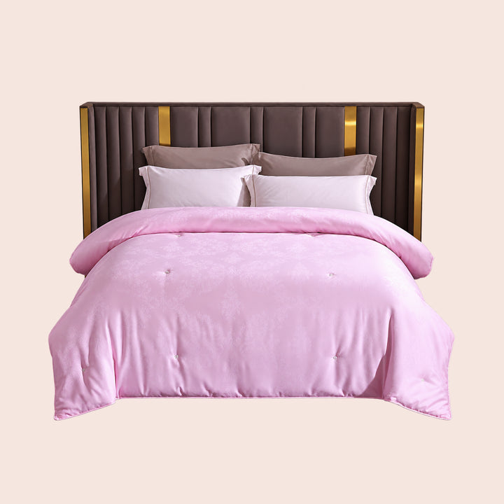 Couette jacquard rembourrée en soie | Satin Lifestyle