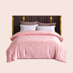 Couette jacquard rembourrée en soie | Satin Lifestyle