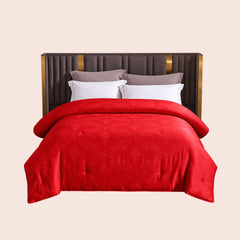 Couette jacquard rembourrée en soie | Satin Lifestyle