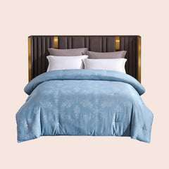 Couette jacquard rembourrée en soie | Satin Lifestyle