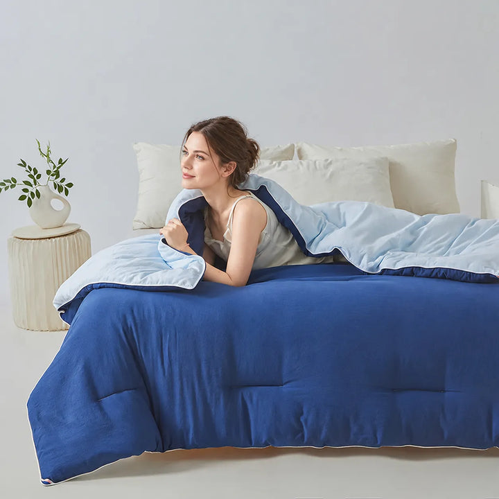 Couette de lit en soie toutes saisons | Satin Lifestyle