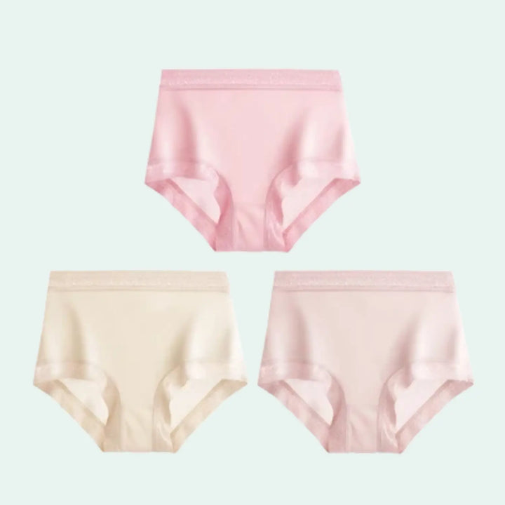 Culotte boxer sans coutures en soie naturelle - Lot de 3 - Satin Lifestyle
