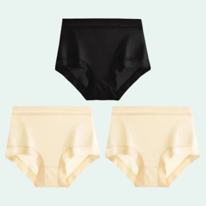 Culotte boxer sans coutures en soie naturelle - Lot de 3 - Satin Lifestyle