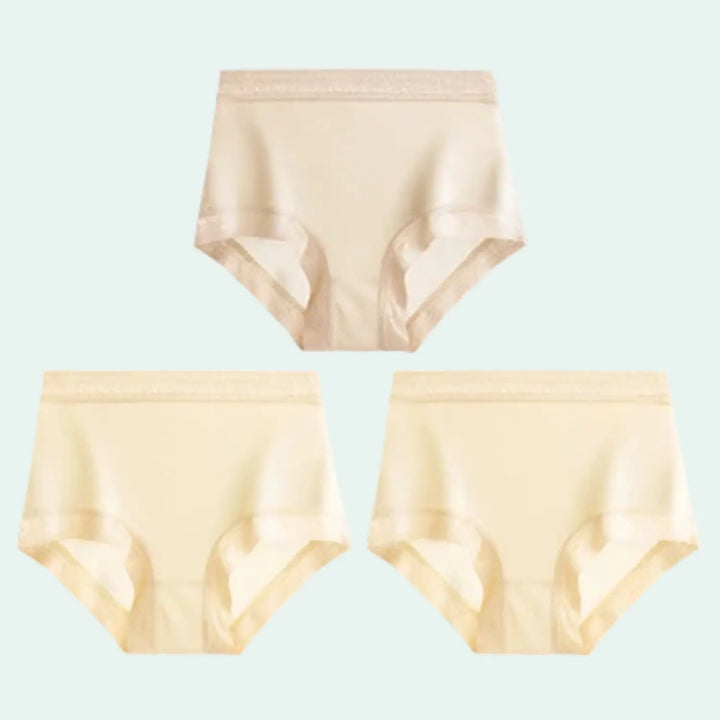 Culotte boxer sans coutures en soie naturelle - Lot de 3 - Satin Lifestyle