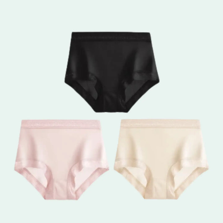 Culotte boxer sans coutures en soie naturelle - Lot de 3 - Satin Lifestyle