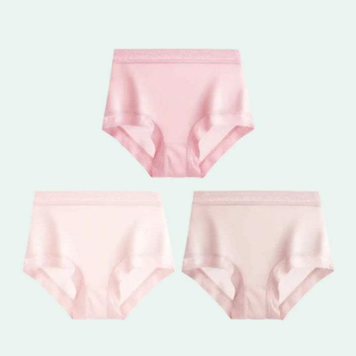 Culotte boxer sans coutures en soie naturelle - Lot de 3 - Satin Lifestyle