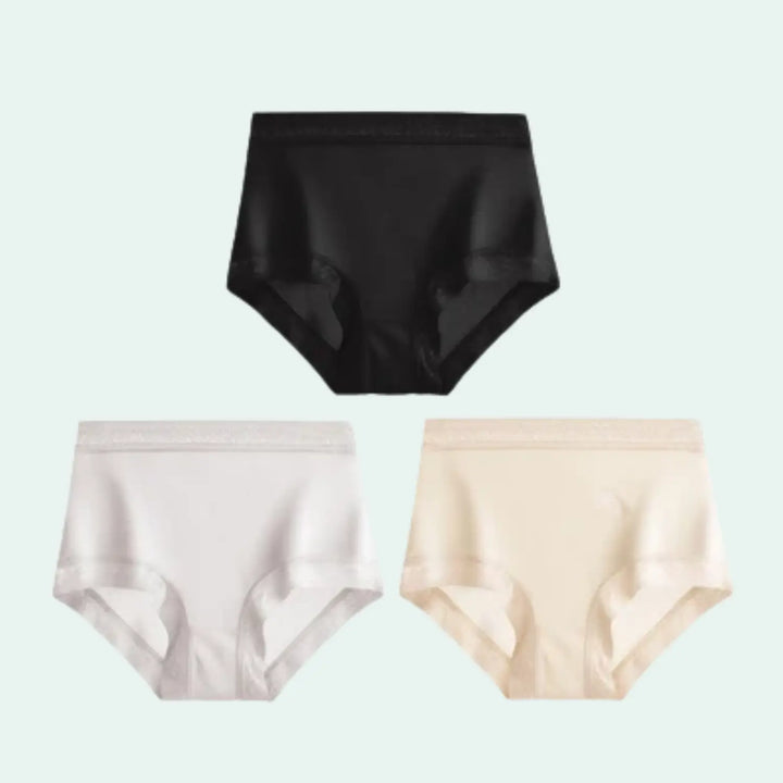 Culotte boxer sans coutures en soie naturelle - Lot de 3 - Satin Lifestyle