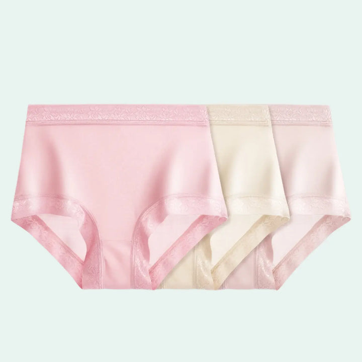 Culotte boxer sans coutures en soie naturelle - Lot de 3 - Satin Lifestyle