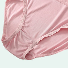 Culotte légère taille haute en soie et dentelle - Lot de 3 - Satin Lifestyle