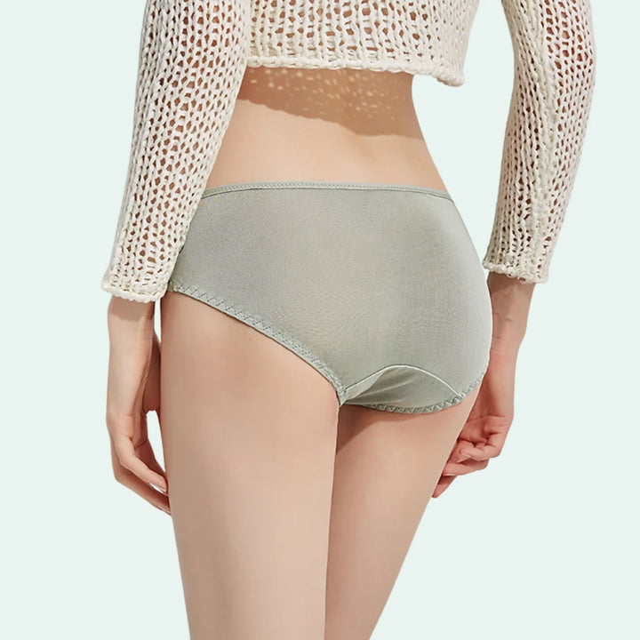 Culotte sexy en maille de soie fine et dentelle - Lot de 2 - Satin Lifestyle