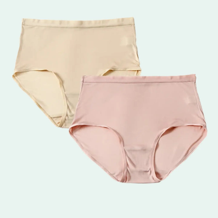 Culotte taille haute sans couture 100% soie - Lot de 2 - Satin Lifestyle