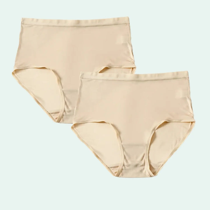 Culotte taille haute sans couture 100% soie - Lot de 2 - Satin Lifestyle