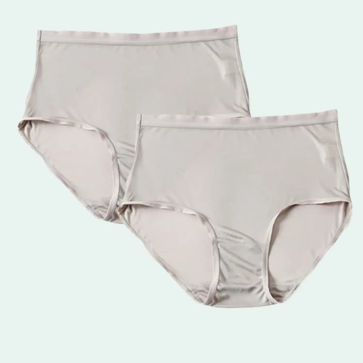 Culotte taille haute sans couture 100% soie - Lot de 2 - Satin Lifestyle
