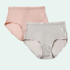Culotte taille haute sans couture 100% soie - Lot de 2 - Satin Lifestyle