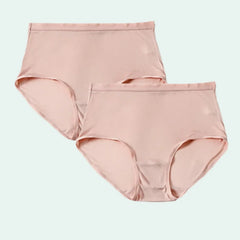Culotte taille haute sans couture 100% soie - Lot de 2 - Satin Lifestyle
