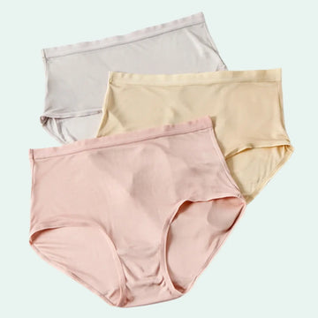Culotte taille haute sans couture 100% soie - Lot de 2 - Satin Lifestyle