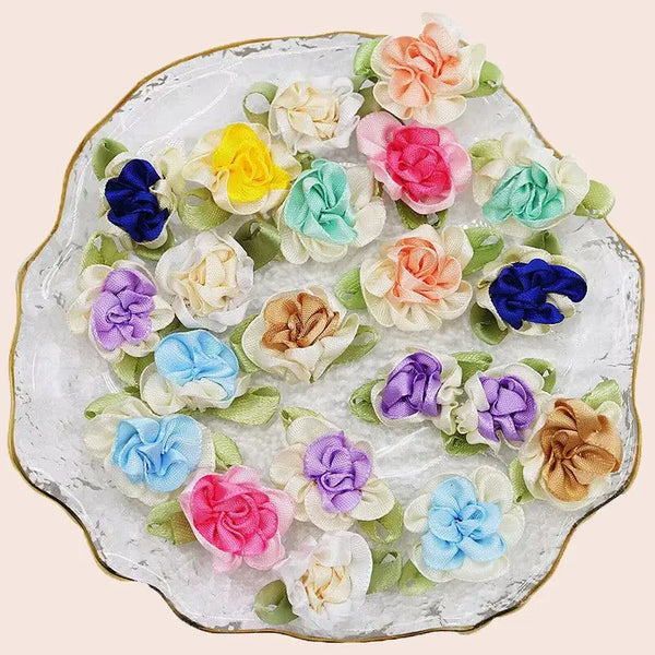 Paquet de fleurs de jasmin en satin de polyester