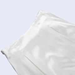 Jupe longue taille haute unie en satin l Satin Lifestyle