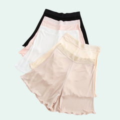 Short-boxer confort en soie et viscose - Satin Lifestyle