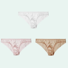String en soie naturelle et élasthanne - Lot de 3 - Satin Lifestyle