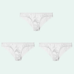 String en soie naturelle et élasthanne - Lot de 3 - Satin Lifestyle