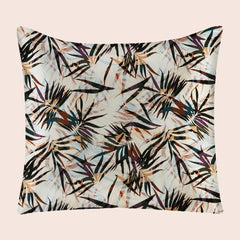 Taie d'oreiller carrée florale en soie | Satin Lifestyle